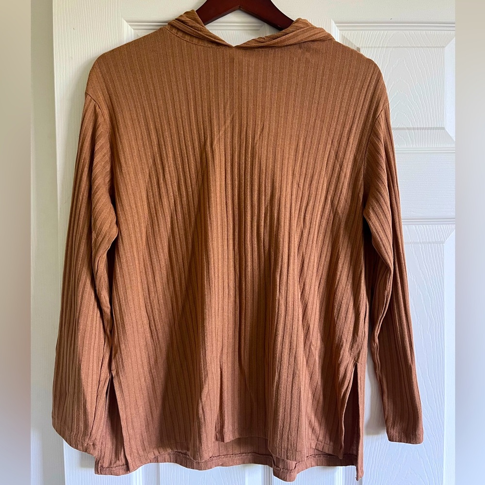 H&M Light Hooded Top, Camel Brown